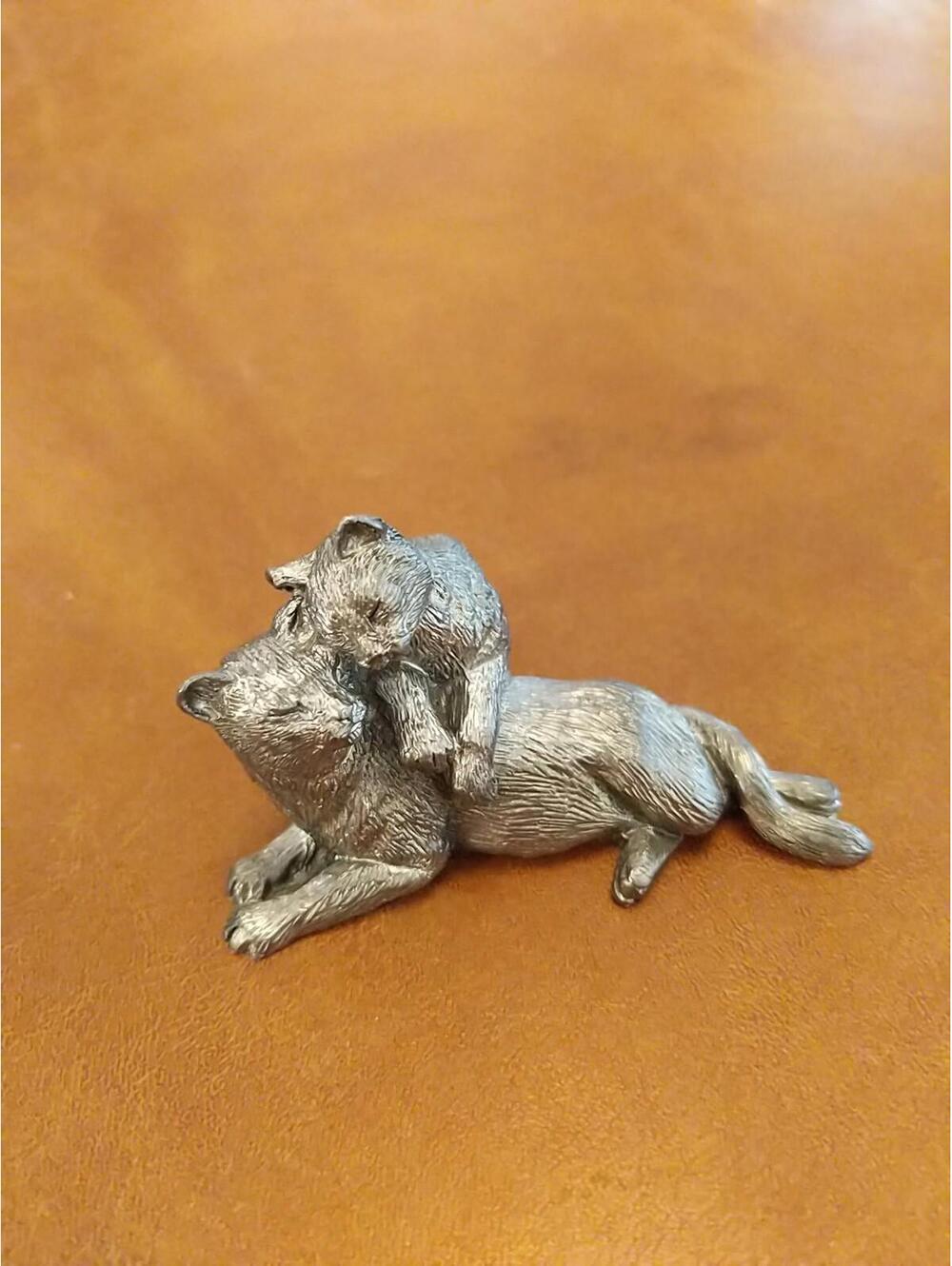 Ricker #790 Pair Of Cats Figurine